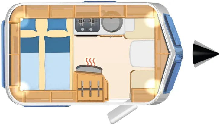 Grundriss Tag Hymer Eriba Eriba Touring 310 60 Jahre Edition Antischlinger