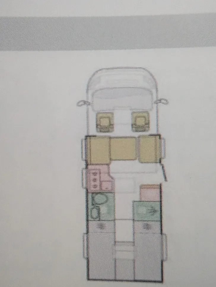 Grundriss Tag Adria Matrix Plus 670 DL