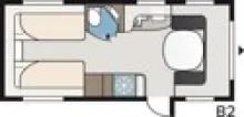 Grundriss Tag Kabe Royal 560 GLE (B2)