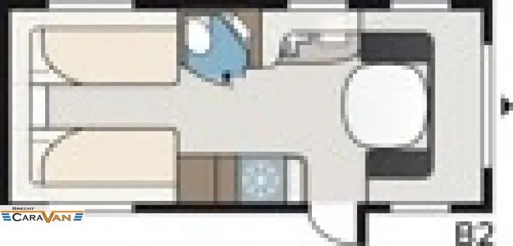 Grundriss Tag Kabe Royal 560 GLE (B2)