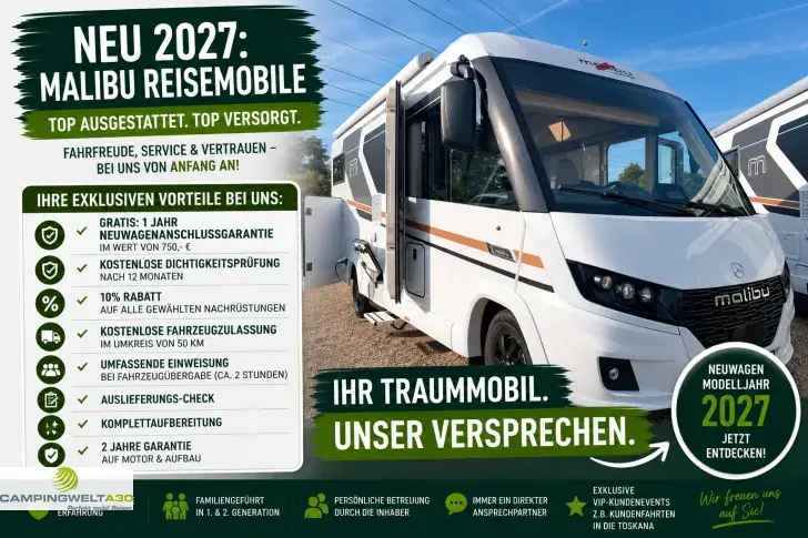 Fahrzeugbild Malibu I 470 RB-LE K comfort 4.2 t MB*MARKISE*TV*DUOC #1