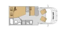 Grundriss Tag Mooveo TEI - Fiat 60 FB
