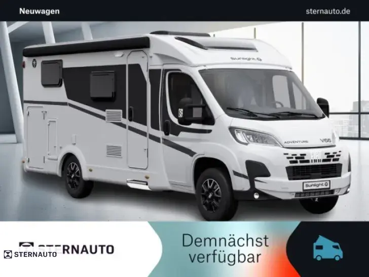 Fahrzeugbild Sunlight Adventure V66, Solar, 2xLithium,LED, Heckstützen #1