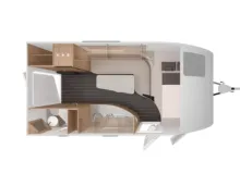 Grundriss Tag Knaus Sport&Fun 480 QL BLACK SELECTION Sehr gepflegt