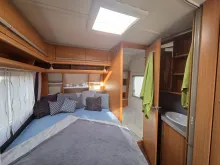 Grundriss Nacht Fendt Saphir 445 TFB Gut gepflegt