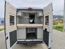 Grundriss Nacht Hymer Free 600 Campus | Aufste