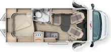 Grundriss Tag Malibu Van Comfort 600 DB - im Kundenauftrag