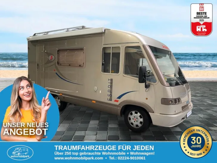 Fahrzeugbild Dethleffs Esprit I 5830/Hubbett/Markise/Finanzierung #1