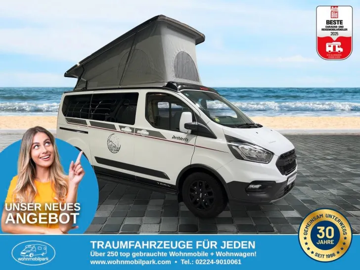 Fahrzeugbild Dethleffs Globevan Trail/1. Hand/ AUFSTELLDACH / TOP #1