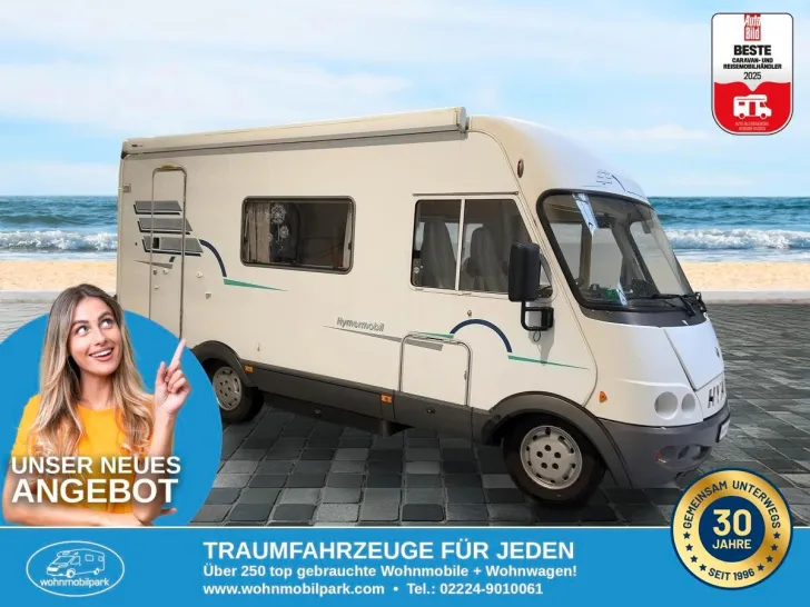 Fahrzeugbild Hymer B 544/Hubbett/4er Dinette/DPF/AHK/Solar #1