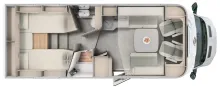 Grundriss Tag Carado T 457 EDITION27 ACC, Face to Face, ab Okt.