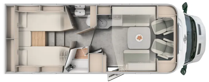 Grundriss Tag Carado T 457 EDITION27 ACC, Face to Face, ab Okt.