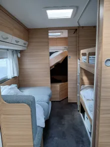 Grundriss Tag Dethleffs Camper 730 FKR Gut gepflegt