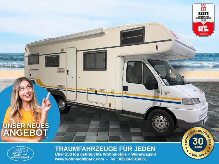 Fahrzeugbild Eura Mobil A 770 HB/Festbett/Garage/Standklima/Markise/AHK #1