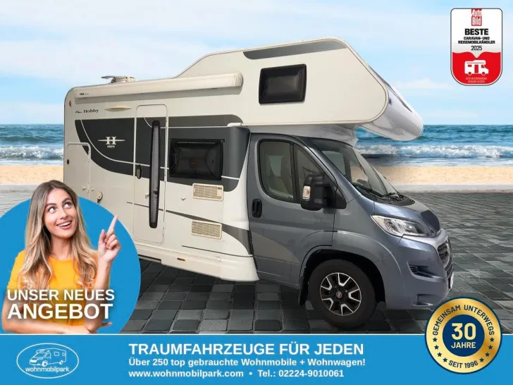 Fahrzeugbild Hobby Siesta A 55 GS Sport/Etagenbetten/Garage/Klima #1