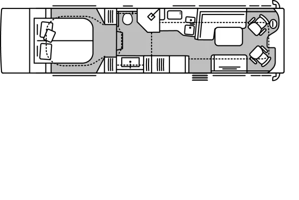 Tagesgrundriss Morelo Empire Liner 110 GSB