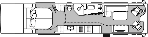 Tagesgrundriss Morelo Grand Empire 118 GSB