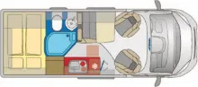 Grundriss Tag Pössl 2Win Vario Citroen 180 PS Automatik