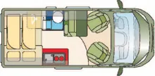 Grundriss Tag Roadcar R 540 Citroen