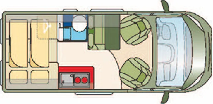 Grundriss Tag Roadcar R 540 Citroen