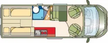 Grundriss Tag Roadcar R 640 Citroen