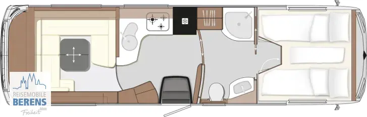 Grundriss Tag Concorde Cruiser 890 RLA MB Atego