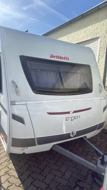 Frontal Vorne Dethleffs c' go 495 QSK Vorzelt