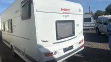Schräg Hinten Dethleffs c' go 495 QSK Vorzelt