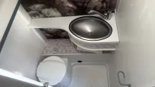 Toilette Dethleffs c' go 495 QSK Vorzelt