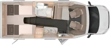 Grundriss Tag Knaus Van TI PLUS PLATINUM SELECTION 650 MEG SAT + TV