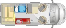 Grundriss Tag Pössl 2Win S Plus Citroen 165 PS Dieselheizung