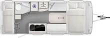 Grundriss Tag LMC Sassino 470 K 400Kg Zuladung bei 1500Kg !