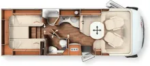Grundriss Tag Carthago chic c-line I 4.9 LE Hubstützen*Alarm*Hubbett