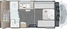 Grundriss Tag Challenger Teilintegriert Graphite Edition 260 Modell 2027