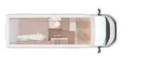 Grundriss Tag Weinsberg CaraBus GREY EDITION FIRE 630 MEG