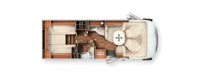 Grundriss Tag Carthago chic c-line I 4.9 LE L Hubstützen+Luftfederung+18"ORC