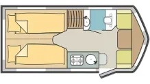 Grundriss Tag Hymer Eriba Touring 542 60 Edition