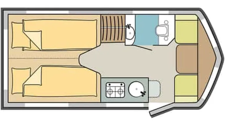 Grundriss Tag Hymer Eriba Touring 542 60 Edition