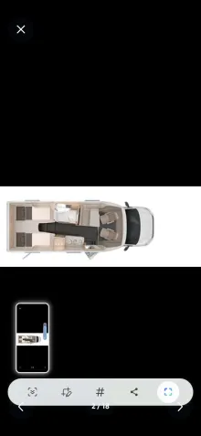 Grundriss Tag Knaus Van TI Plus 650 MEG Platinum Selection Nur Sommerferien