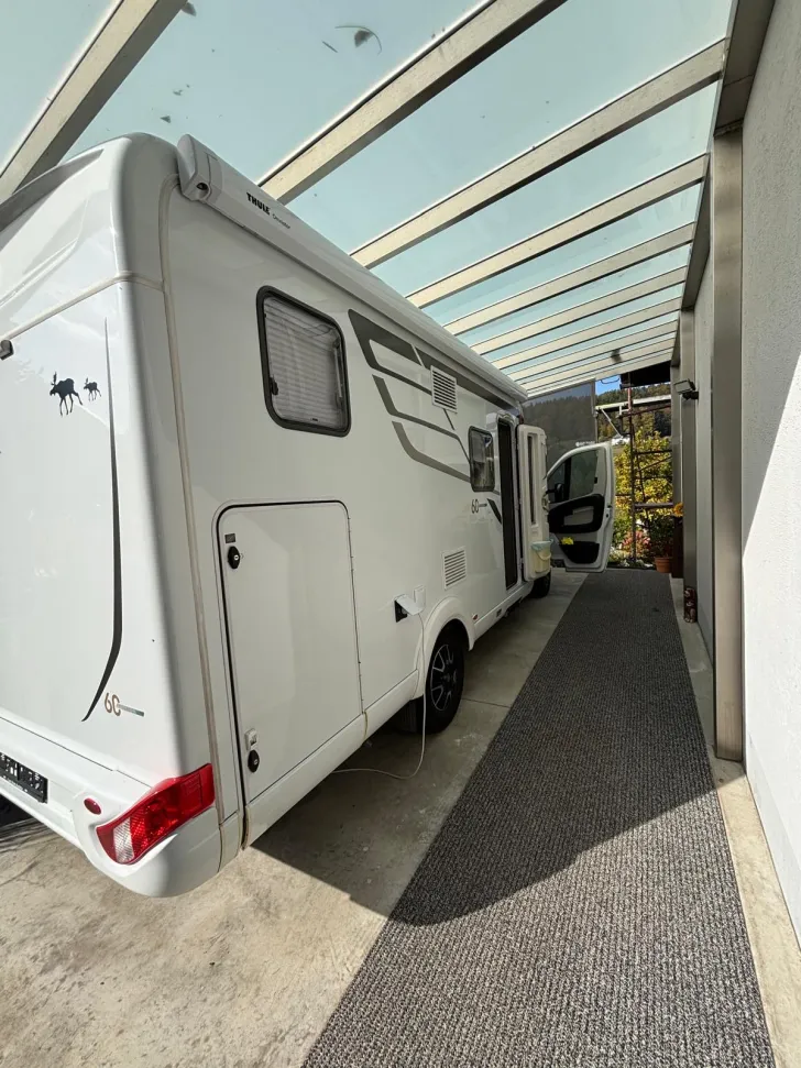 Grundriss Tag Hymer Tramp CL 574 Wie neu, alle Prüfungen, alle