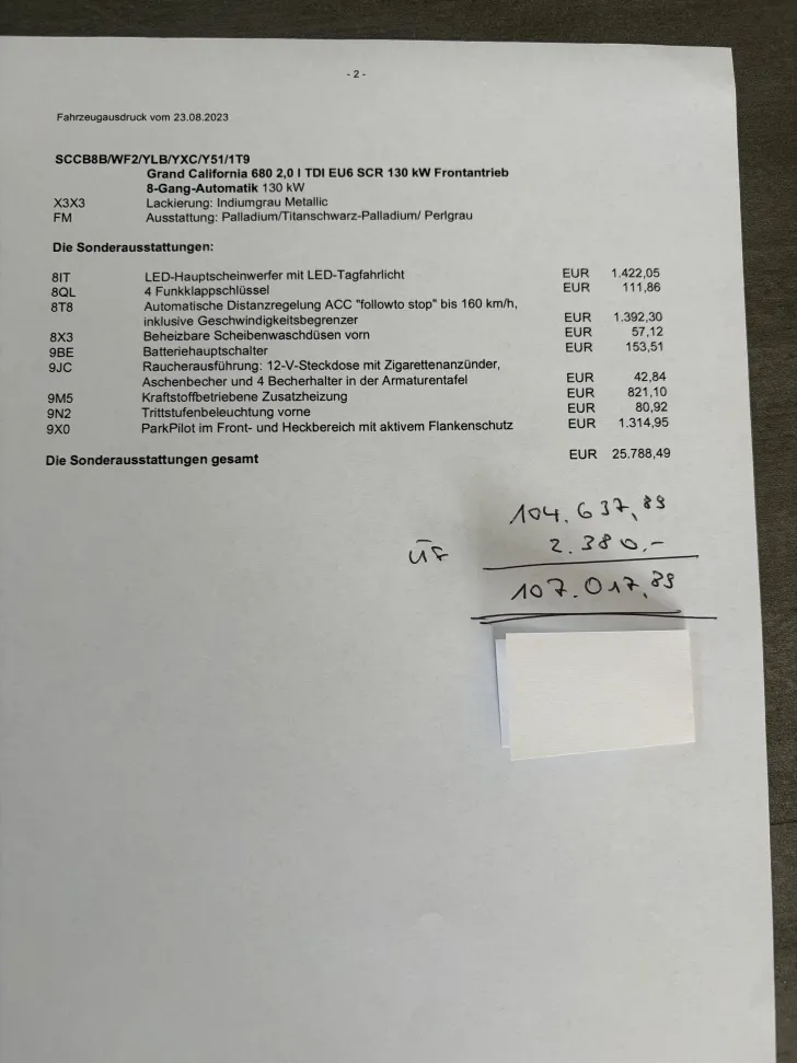 Fahrzeugbild VW Grand California 680 mit Delta Hanma Felgen #10