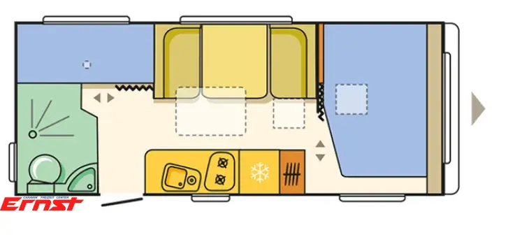 Grundriss Tag Adria Altea 562 PK