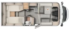 Grundriss Tag Carado T 448 Pro+