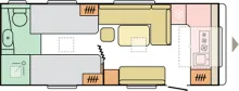 Grundriss Tag Adria Adora 613 HT