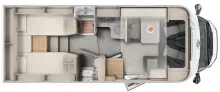 Grundriss Tag Carado T 447 Pro+