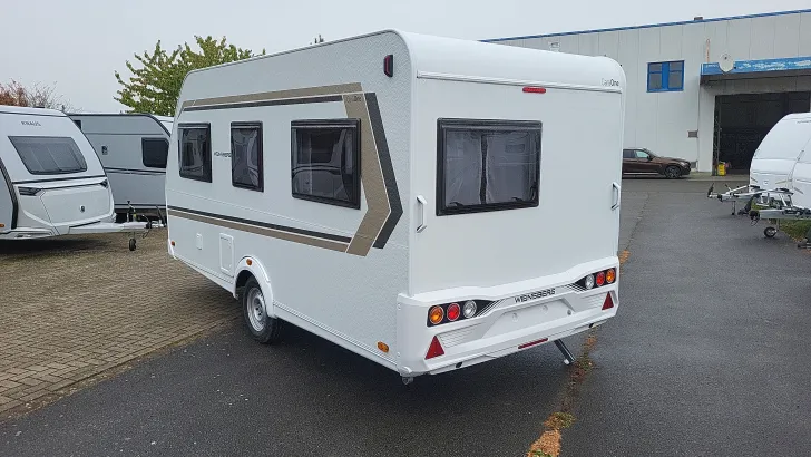 Schräg Hinten Weinsberg CaraOne 420 QD 3 x Pakete Auf. 1350 kg