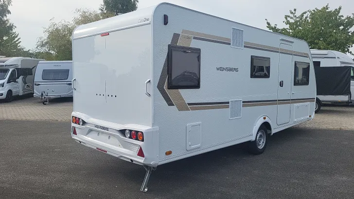 Seitlich Weinsberg CaraOne 550 QDK 3 x Paket, Aufl. 1700kg