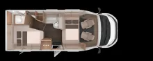 Grundriss Tag Knaus L!VE TI 650 MF 8-Stufen-Wandlerautomatik