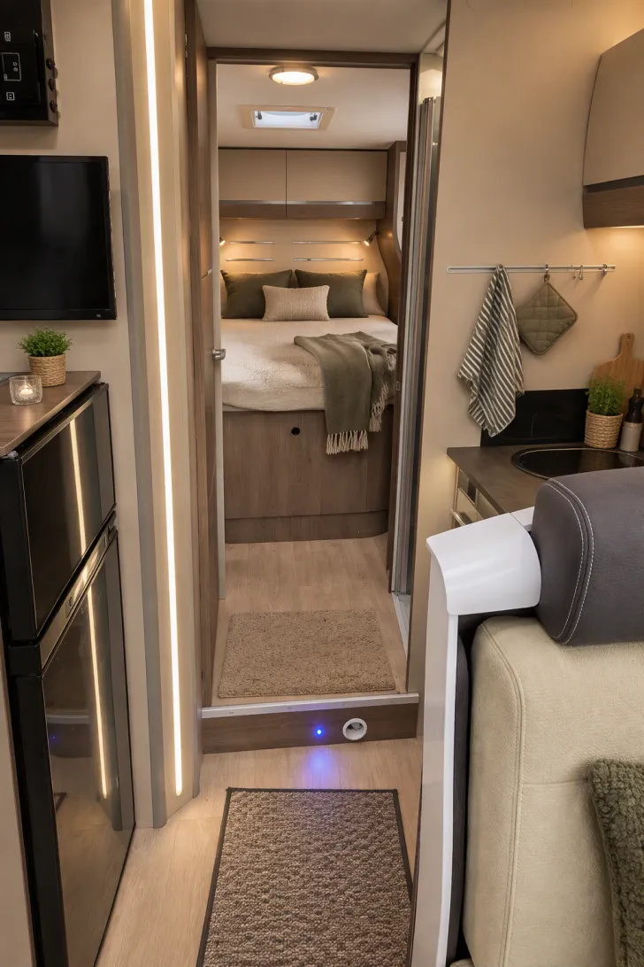 Grundriss Nacht Ford Transit 358 Graphite Edition