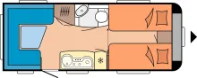 Grundriss Tag Hobby De Luxe 495 UL
